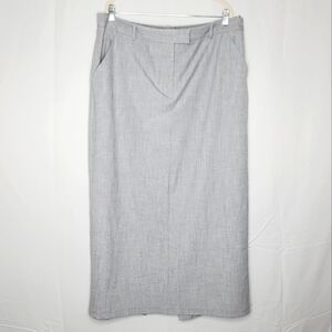 Abercrombie & Fitch Tailored Maxi Skirt Size XLT with Pockets Stretch Tall NWT